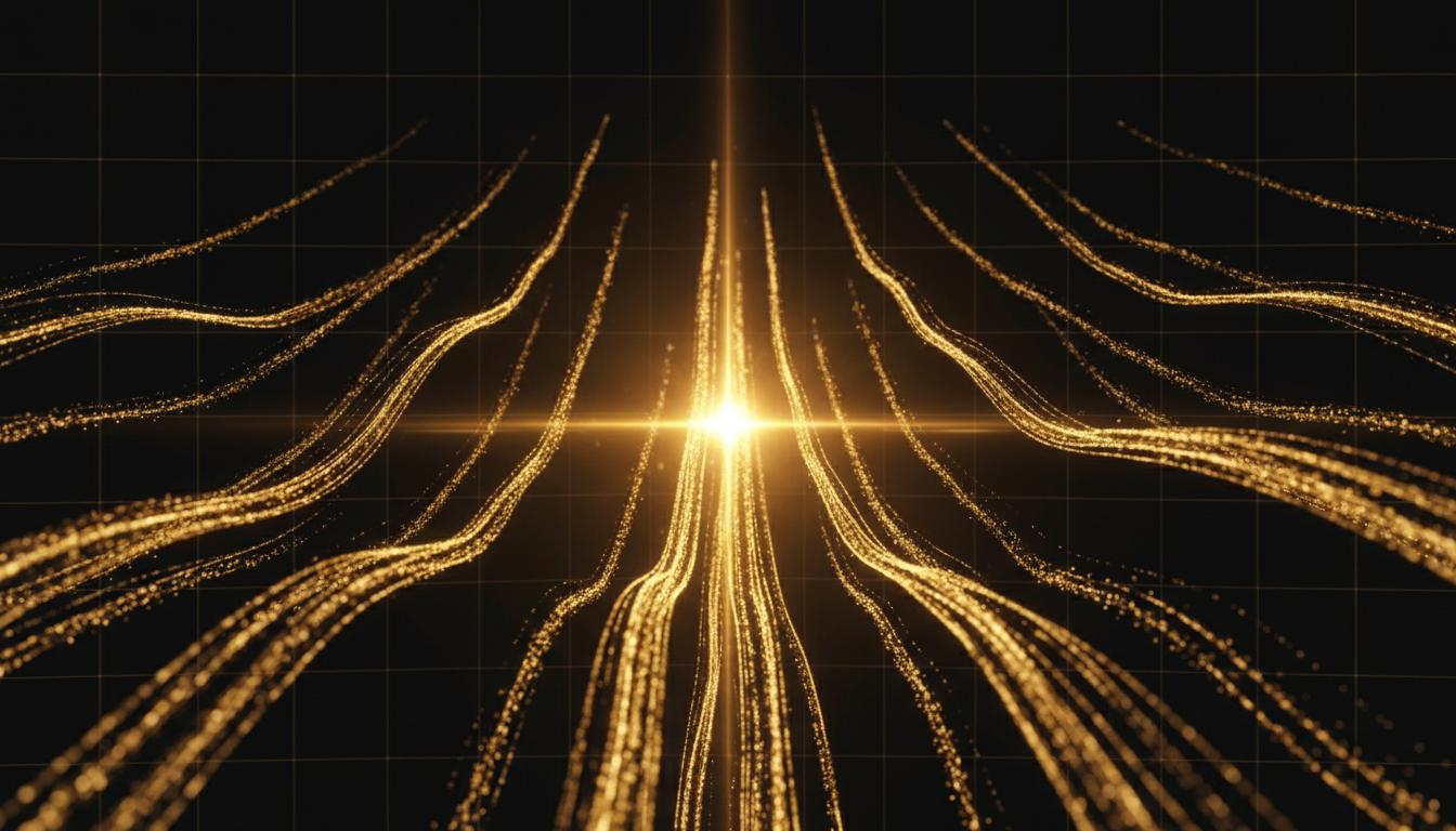 Golden light background